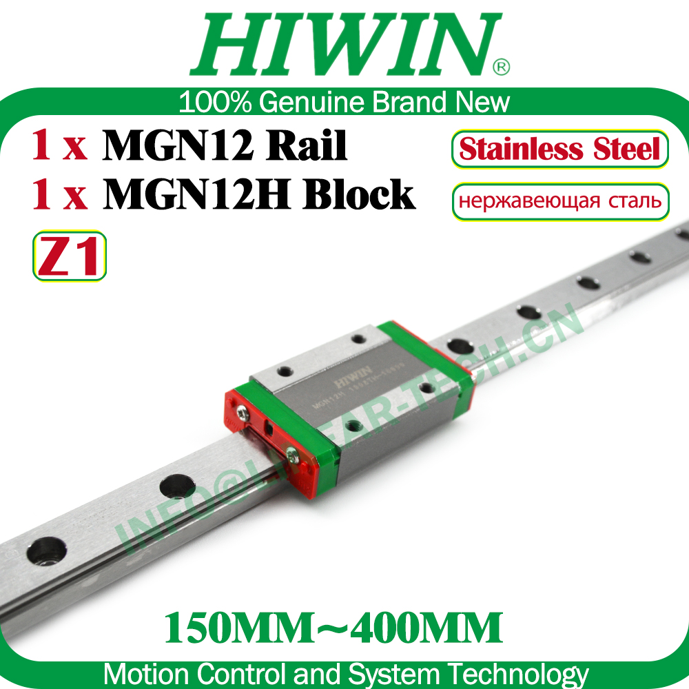 Linear Rail Mgn12H Set - HIWIN roestvrij staal MGN12H Z1 voorgeladen