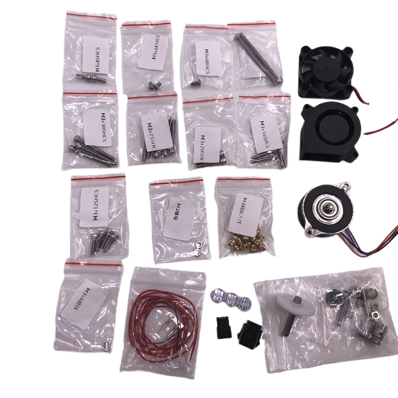 Voron Trident Full Kit - Kwaliteit StealthBurner Extruder Schroefbevestiging Fans Volledige