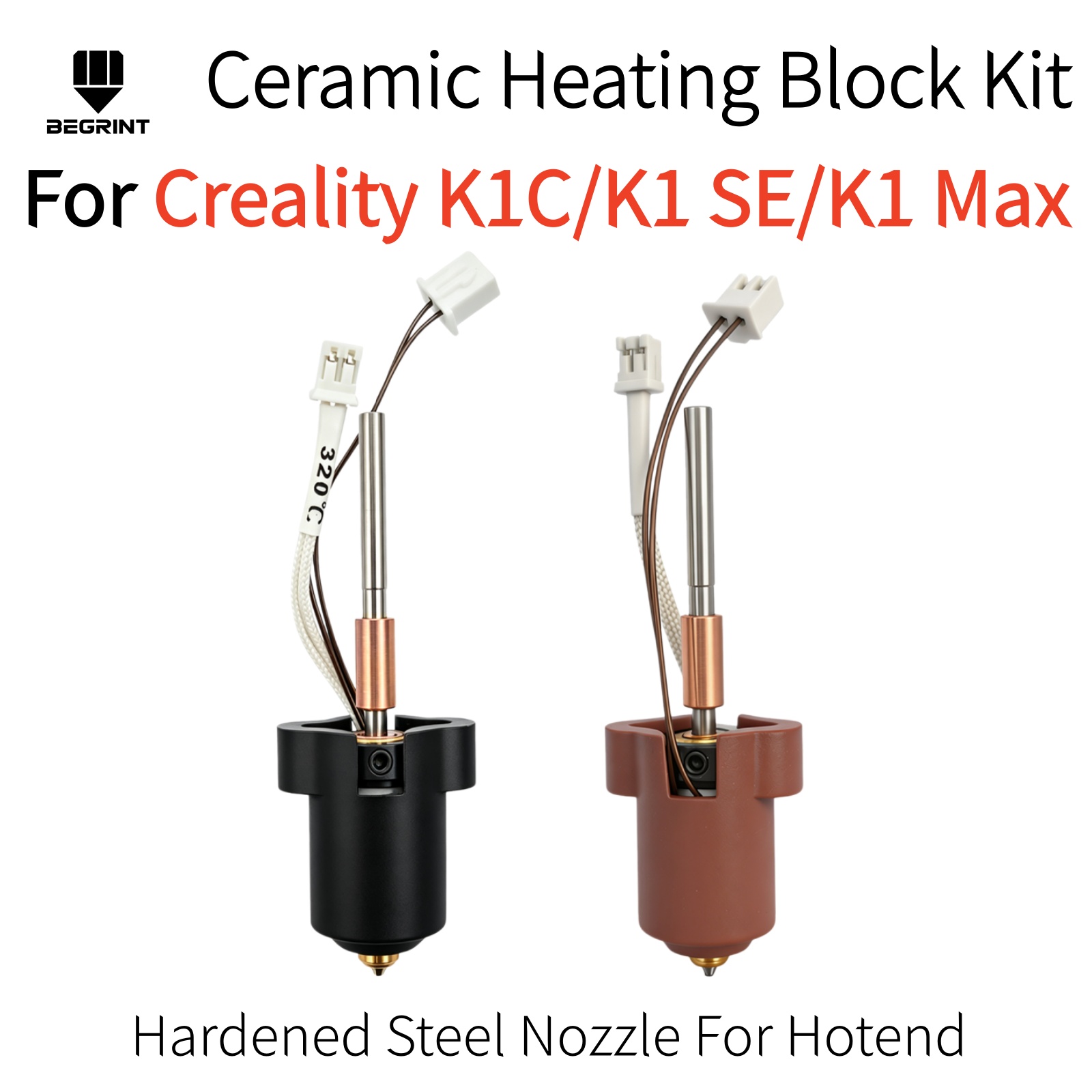 High Flow Ceramic Hotend - Voor Creality K1C K1 MAX K1