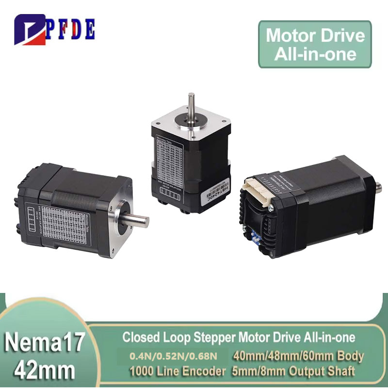 Closed Loop Stepper Motor Nema 17 - Nema17 Stappenmotor met gesloten lus Geïntegreerde