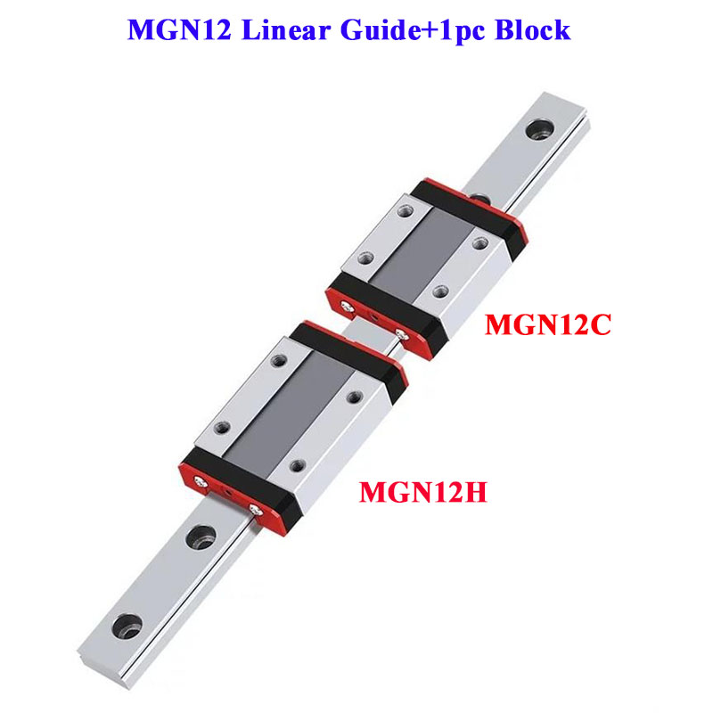 Linear Rail Mgn12H Set - 12 mm lineaire geleider MGN12 miniatuur