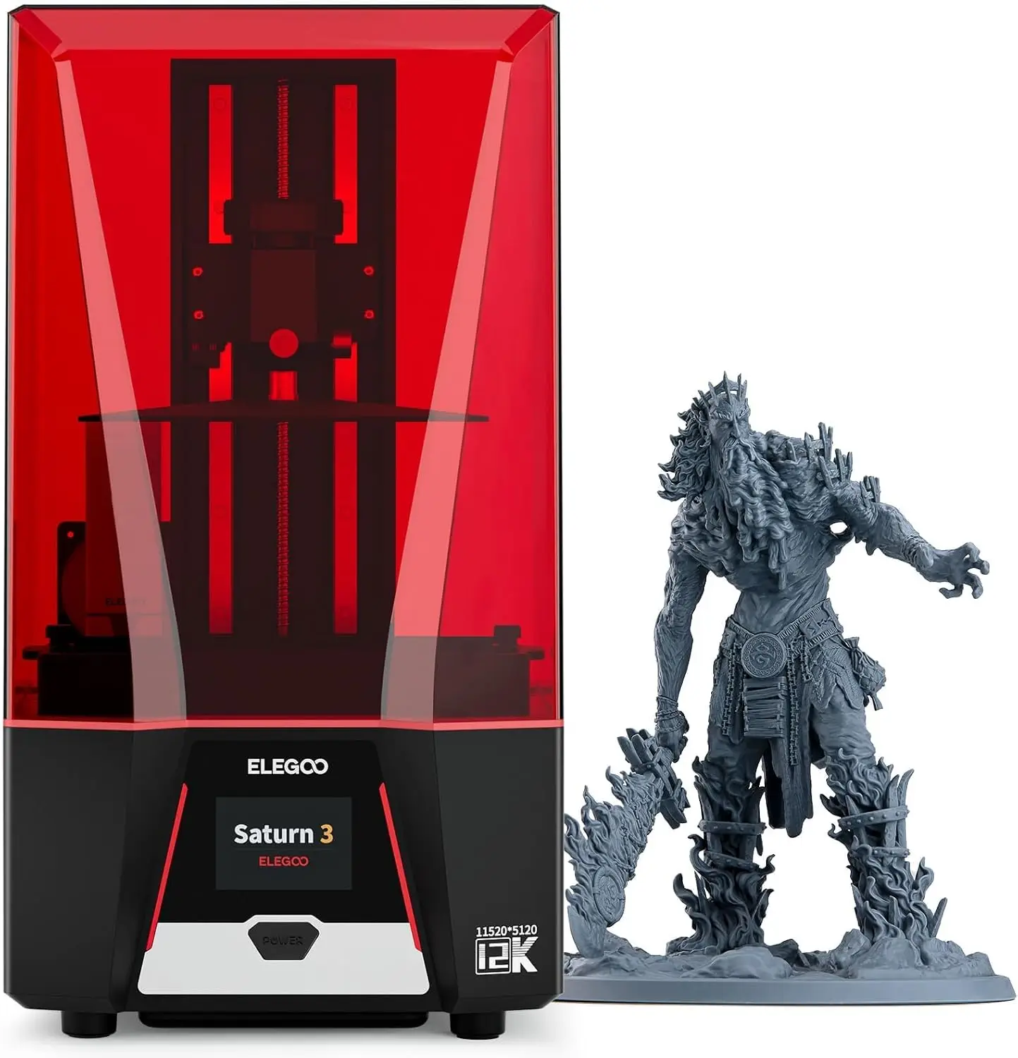 12K Monochrome Lcd Resin 3D Printer - Saturn 3 MSLA 12K 3D-printer |