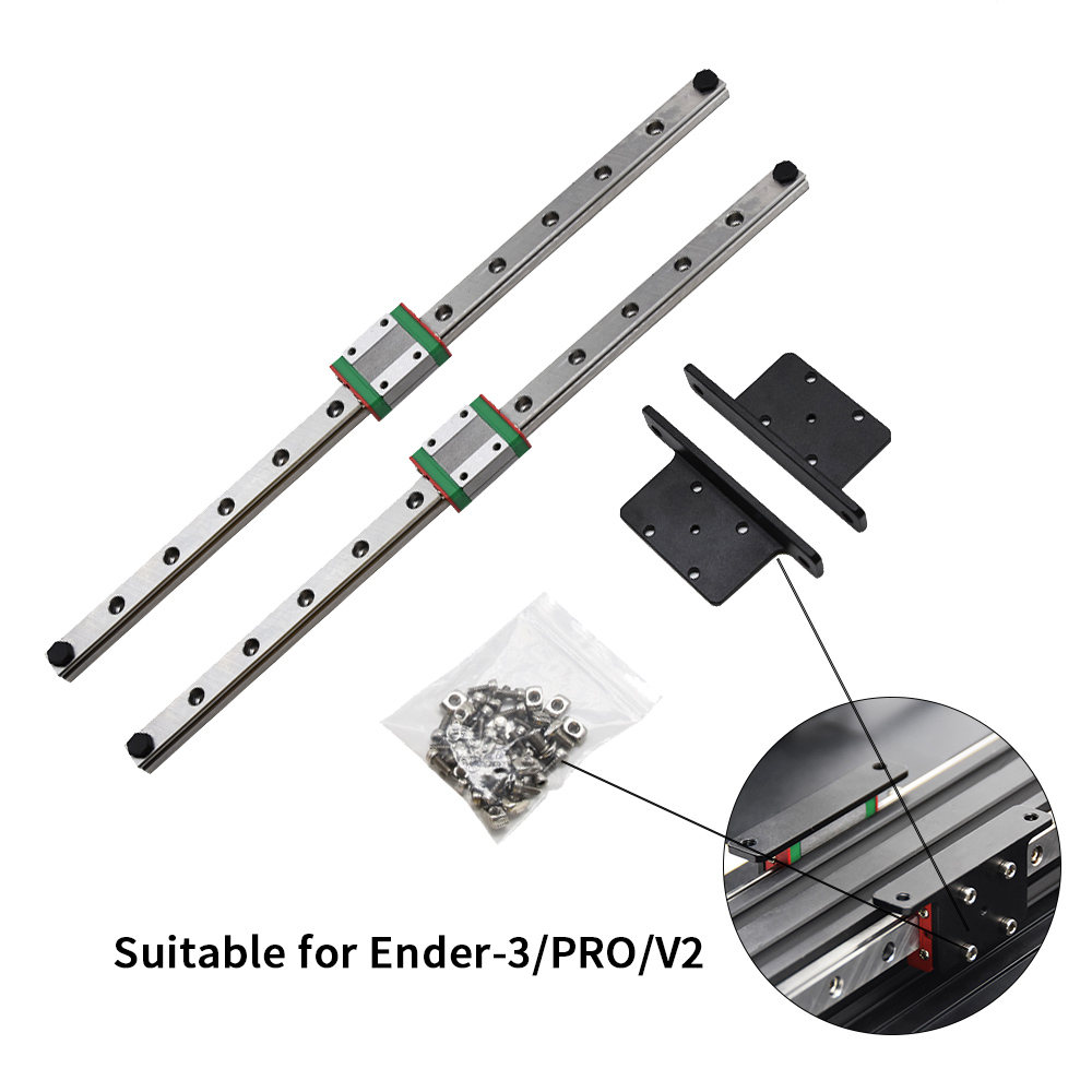 Ender3/V2PRO Dual Y-as Lineair - Linear Rail Mgn12H Set recensie en prijs