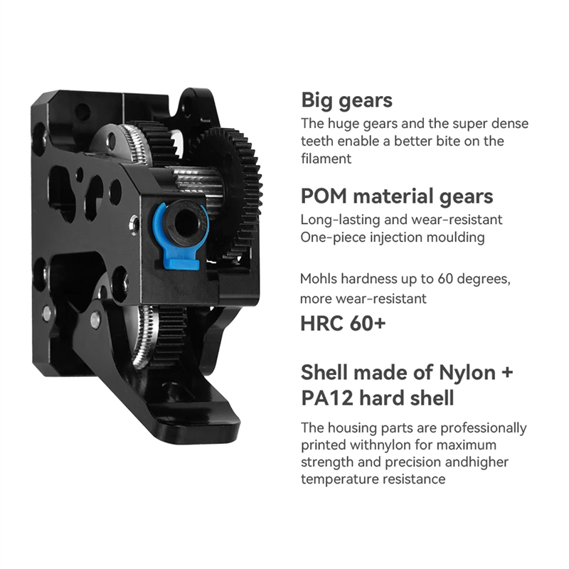 HGX LITE Dual Gear Hard Steel  - Direct Drive Dual Gear Extruder High Speed recensie en prijs