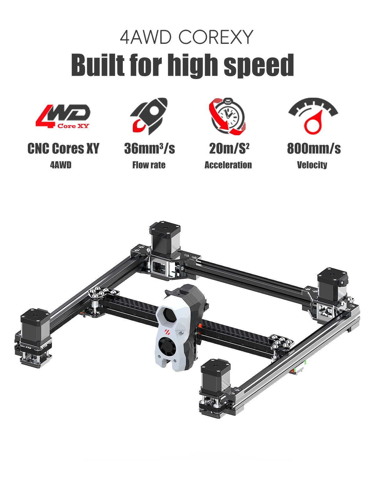 SIBOOR Voron Trident [Juni] 3D - Voron Trident Full Kit recensie en prijs