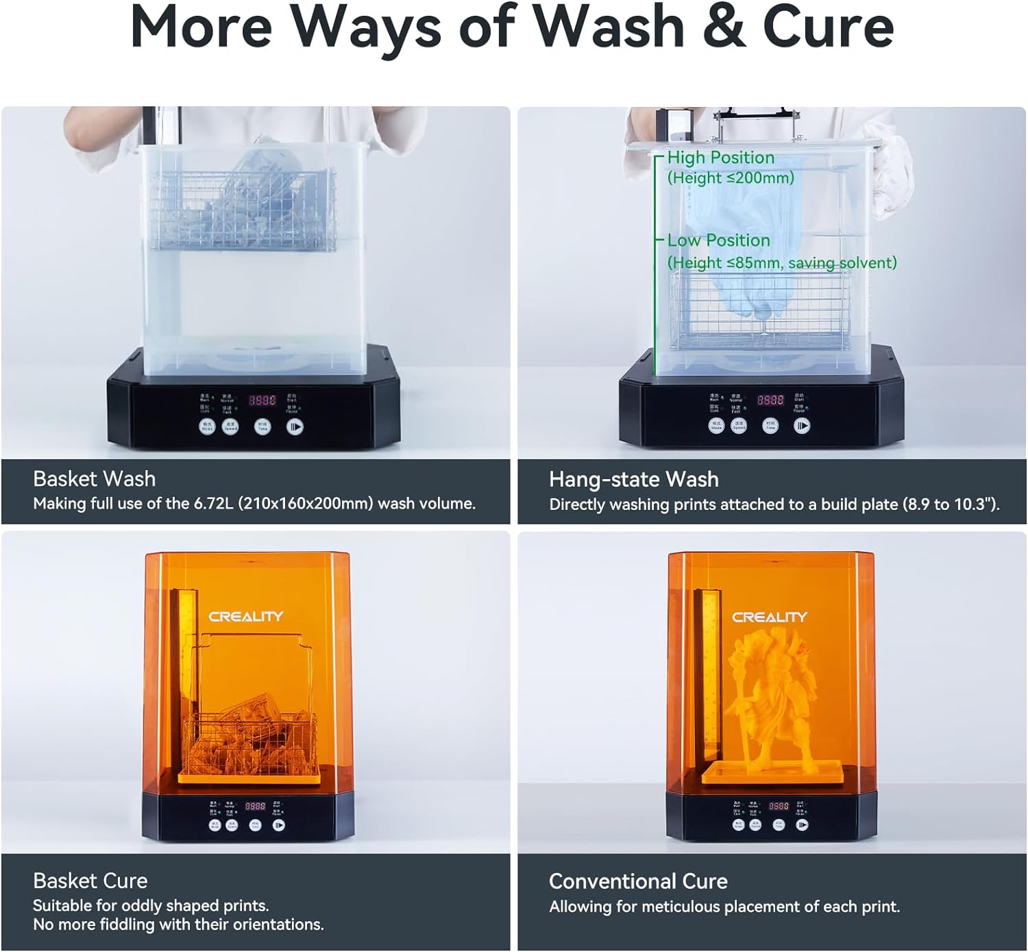 CREALITY UW-03 3D-printer hars - Large Resin Wash And Cure Station recensie en prijs