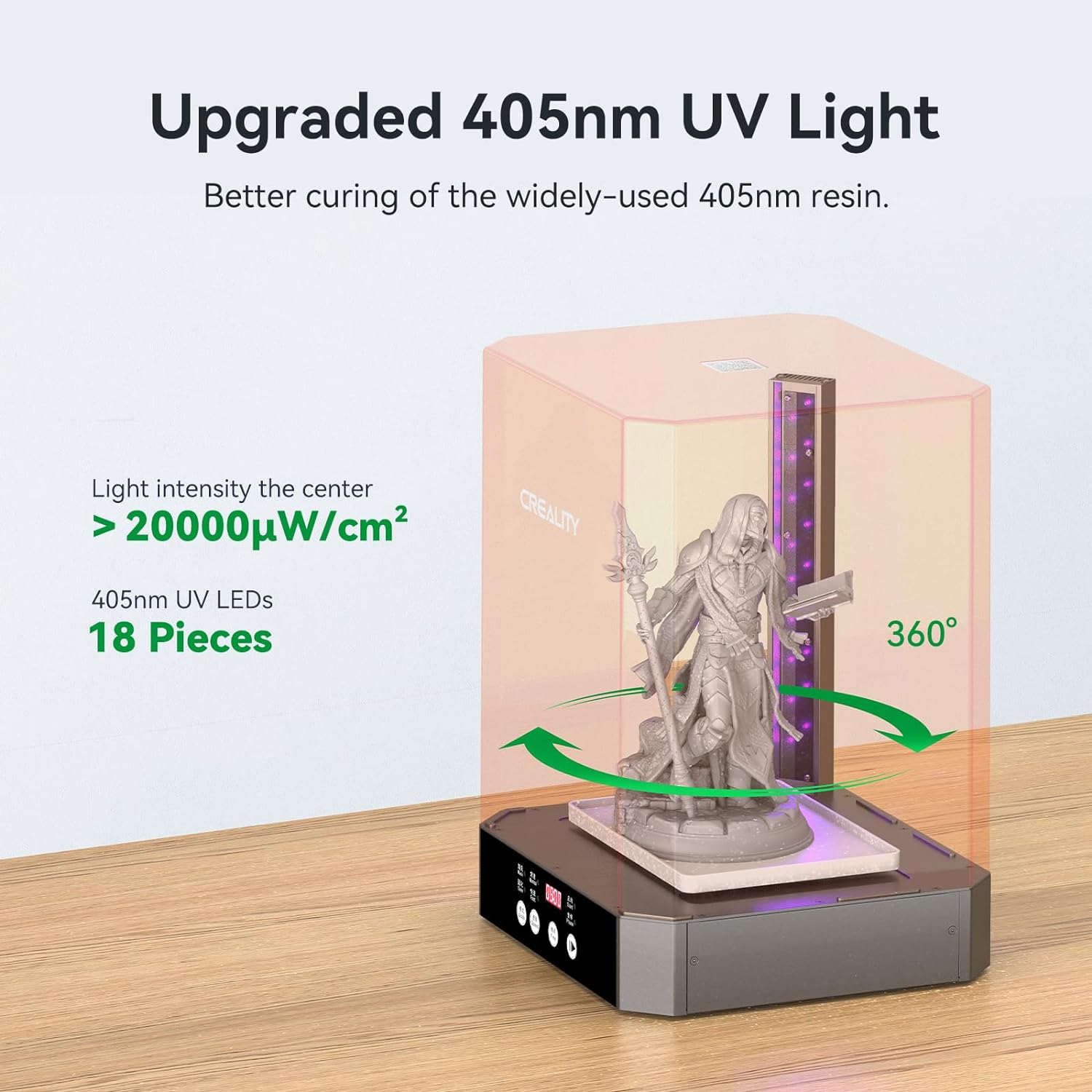 CREALITY UW-03 3D-printer hars - Large Resin Wash And Cure Station recensie en prijs