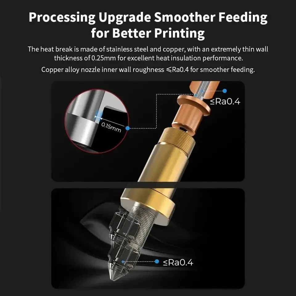 Upgrade Creality K1 keramische - High Flow Ceramic Hotend recensie en prijs