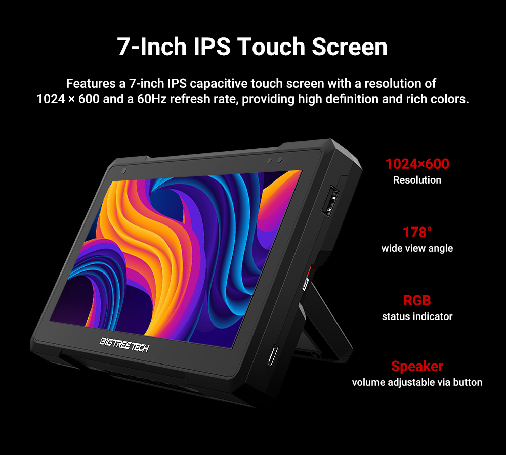 BIGTREETECH Pad 7 IPS Touchscr - Klipper Pad 7 Inch recensie en prijs