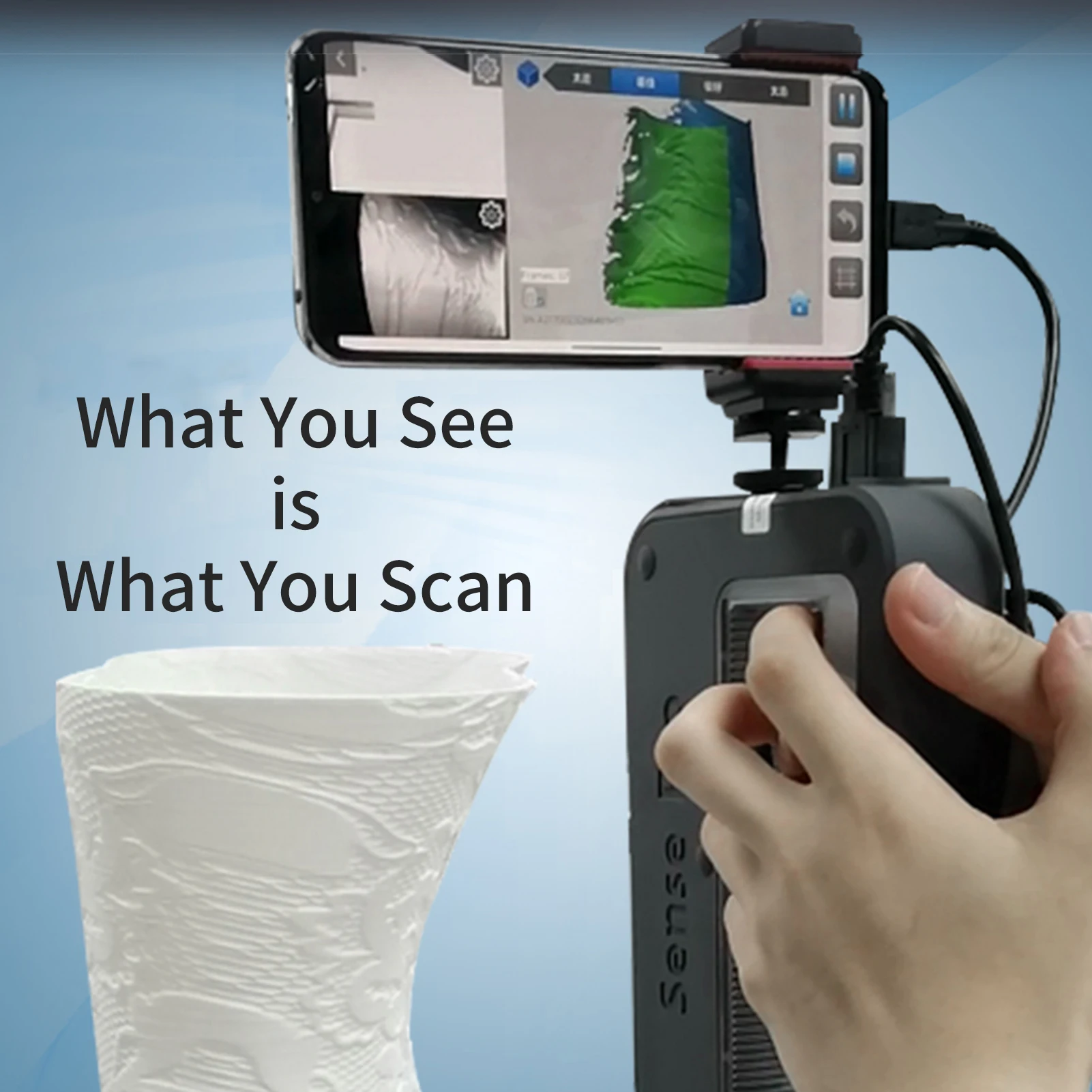 Draagbare handheld 3D-scanner  - Handheld 3D Scanner High Precision recensie en prijs
