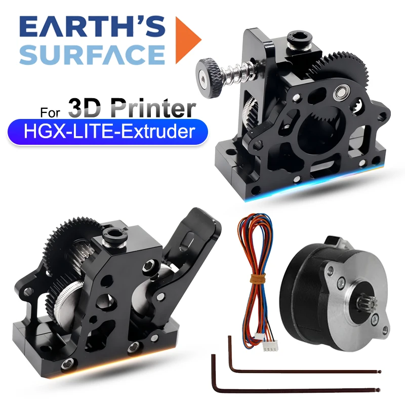 HGX LITE Dual Gear Hard Steel  - Direct Drive Dual Gear Extruder High Speed recensie en prijs