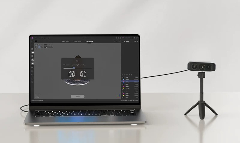 3D-scanner Hoge precisie 3D-om - Handheld 3D Scanner High Precision recensie en prijs